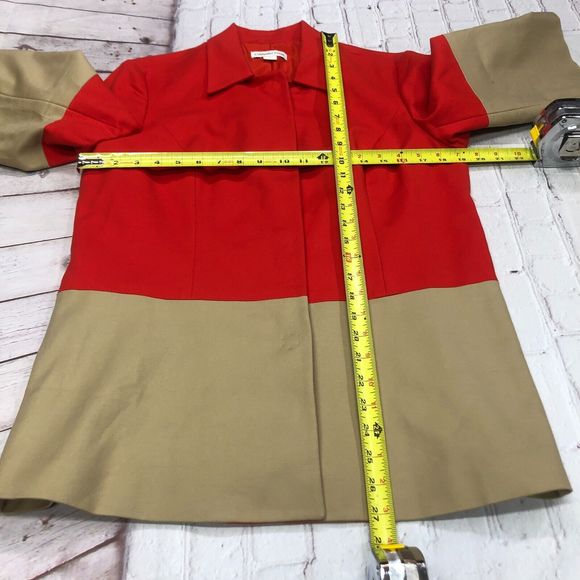 Coldwater Creek Women 3/4 Sleeve Button Snap Shirt Jacket Size 10 Casual M093 14 - Picture 2 of 14